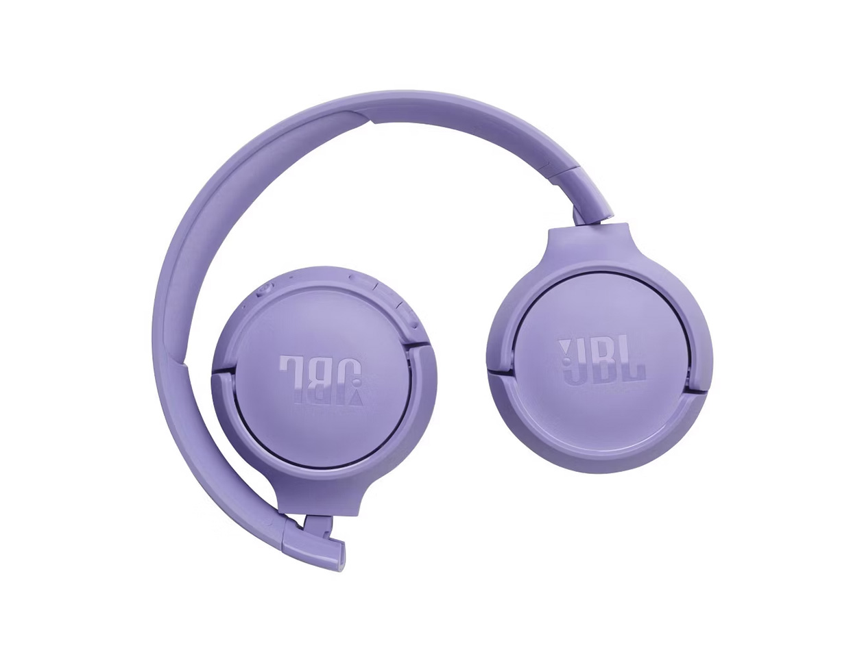 JBL Tune 520BT On-Ear Wireless Headphones - Purple (Open Box)